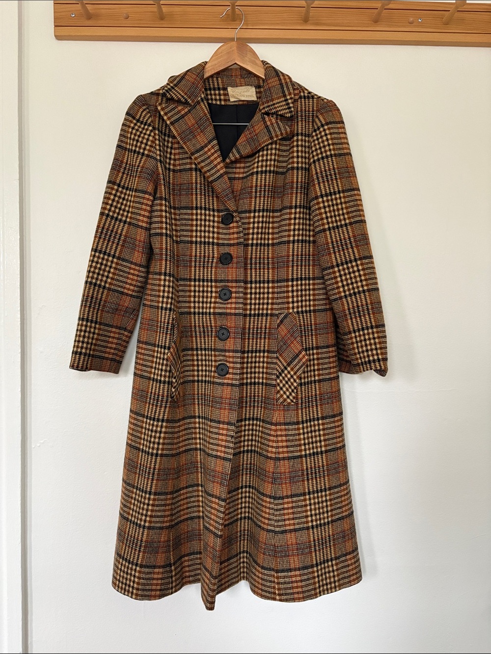 Vintage Wool coat midi